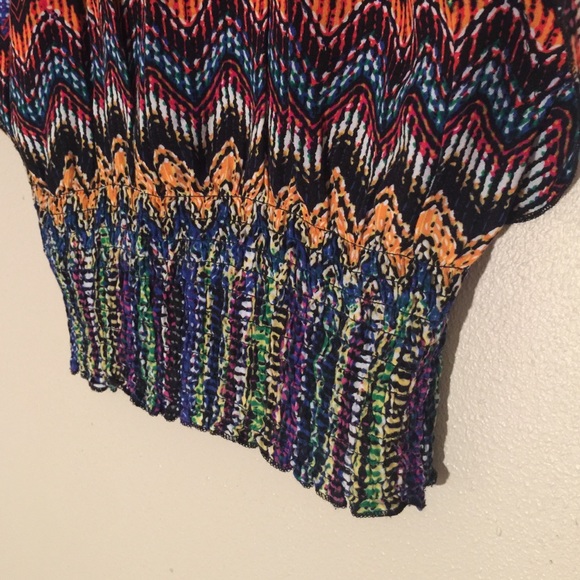 Cato multicolored dolman top. Small - Picture 4 of 4